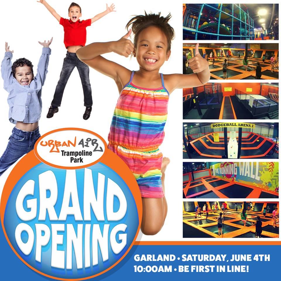 Ribbon Cutting Urban Air Trampoline Park The Garland Rowlett Messenger