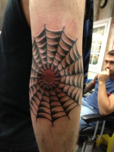 Spider-Web-Elbow-Tattoos
