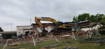 Demolition on the Garland Square